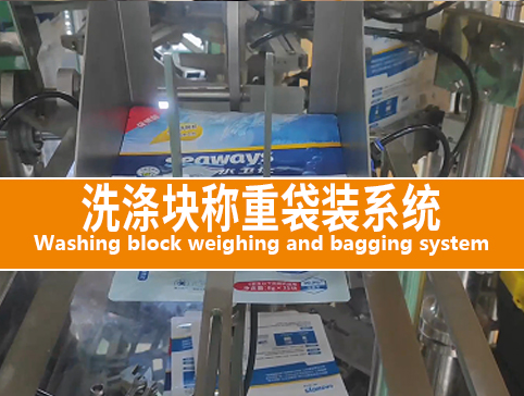 洗滌塊稱重袋裝系統(tǒng)